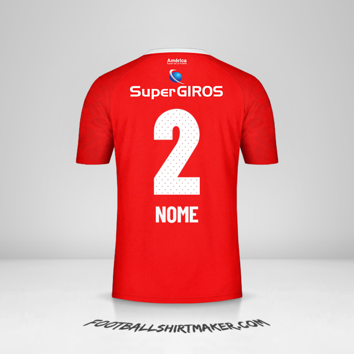 Camisola America de Cali 2019/20 -  nome - 2