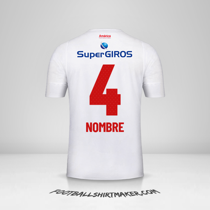 Jersey America de Cali 2019/20 Visita -  nombre - 4