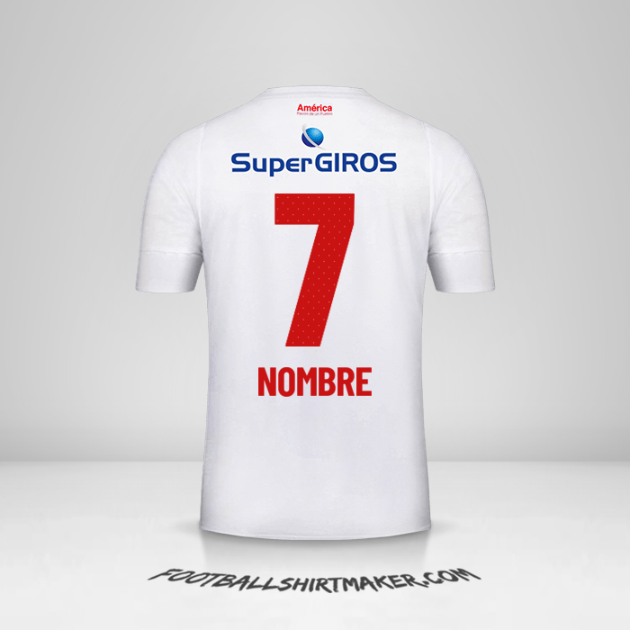 Jersey America de Cali 2019/20 Visita -  nombre - 7
