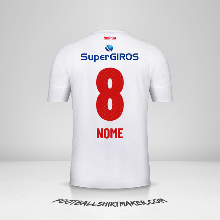 Camisa America de Cali 2019/20 Alternativa -  nome - 8