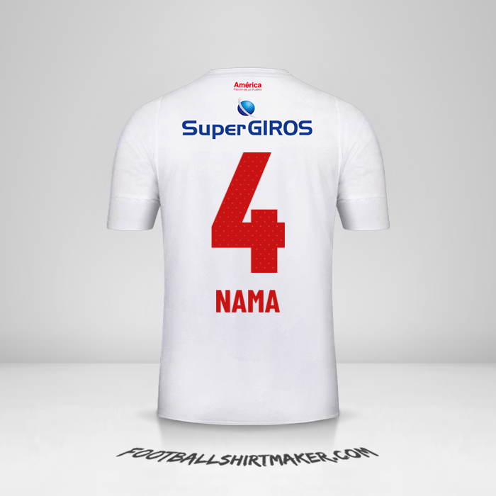 Jersey America de Cali 2019/20 Alternatif -  nama - 4