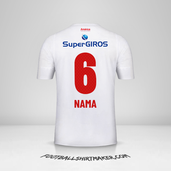 Jersey America de Cali 2019/20 Alternatif -  nama - 6