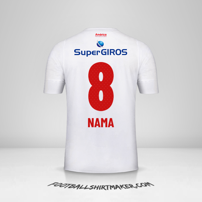 Jersey America de Cali 2019/20 Alternatif -  nama - 8