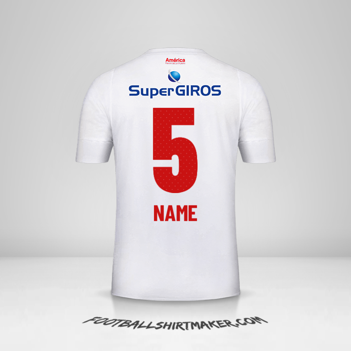 Trikot America de Cali 2019/20 Auswärts -  name - 5