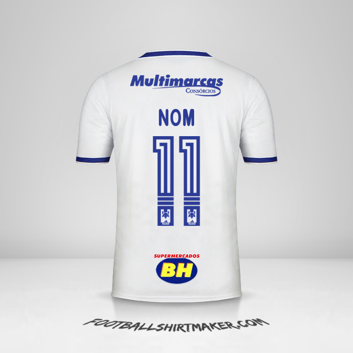 Maillot Cruzeiro 2020 Extérieur -  nom - 11
