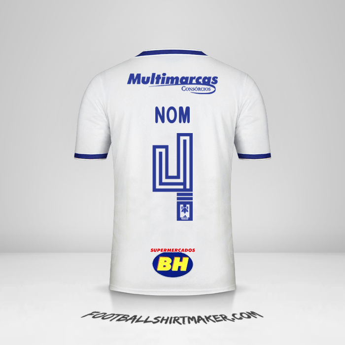 Maillot Cruzeiro 2020 Extérieur -  nom - 4