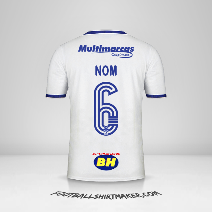 Maillot Cruzeiro 2020 Extérieur -  nom - 6