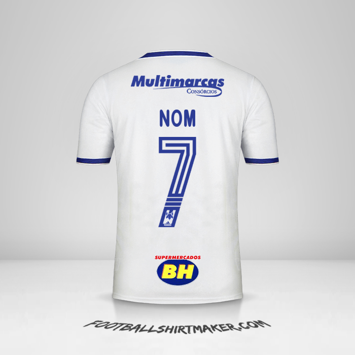 Maillot Cruzeiro 2020 Extérieur -  nom - 7