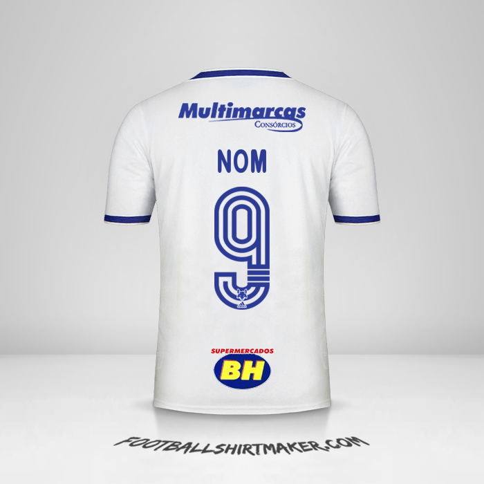 Maillot Cruzeiro 2020 Extérieur -  nom - 9