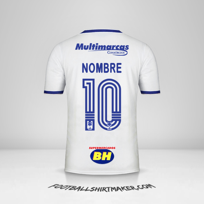 Jersey Cruzeiro 2020 Visita -  nombre - 10