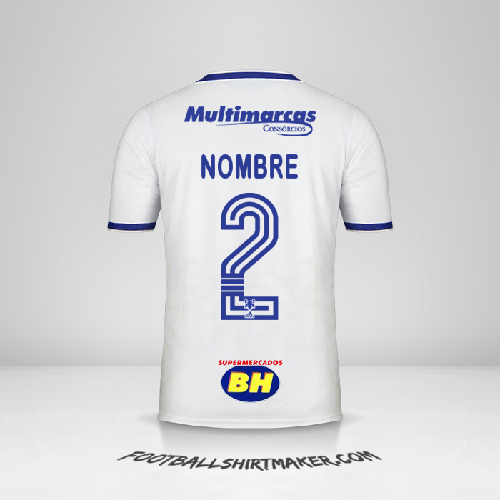 Jersey Cruzeiro 2020 Visita -  nombre - 2
