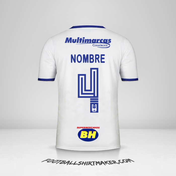 Jersey Cruzeiro 2020 Visita -  nombre - 4