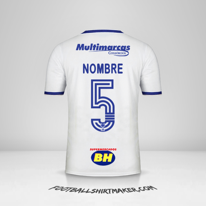 Jersey Cruzeiro 2020 Visita -  nombre - 5