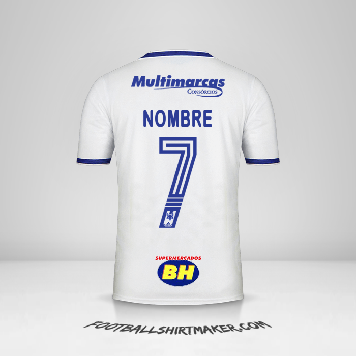 Jersey Cruzeiro 2020 Visita -  nombre - 7