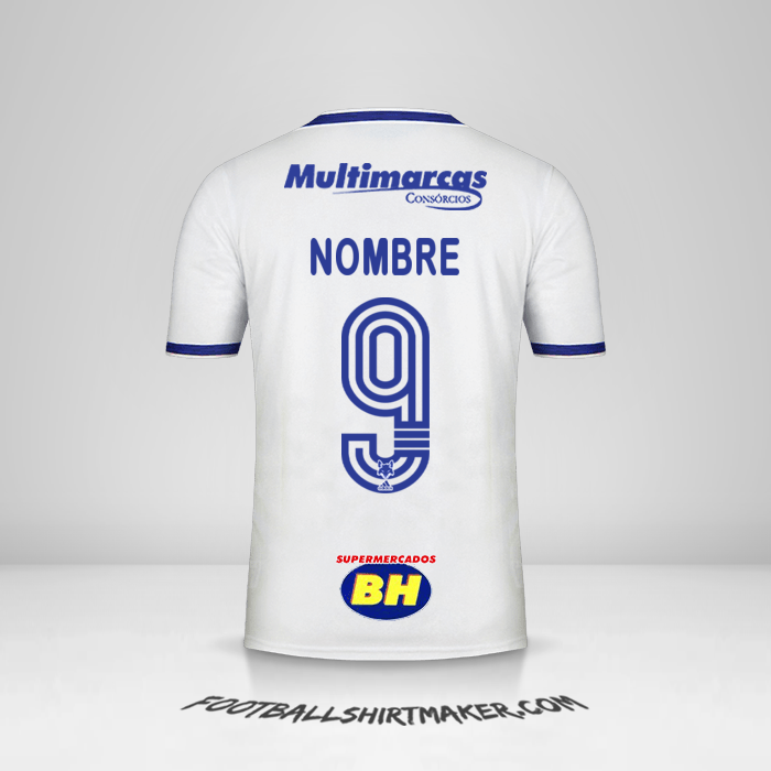 Jersey Cruzeiro 2020 Visita -  nombre - 9