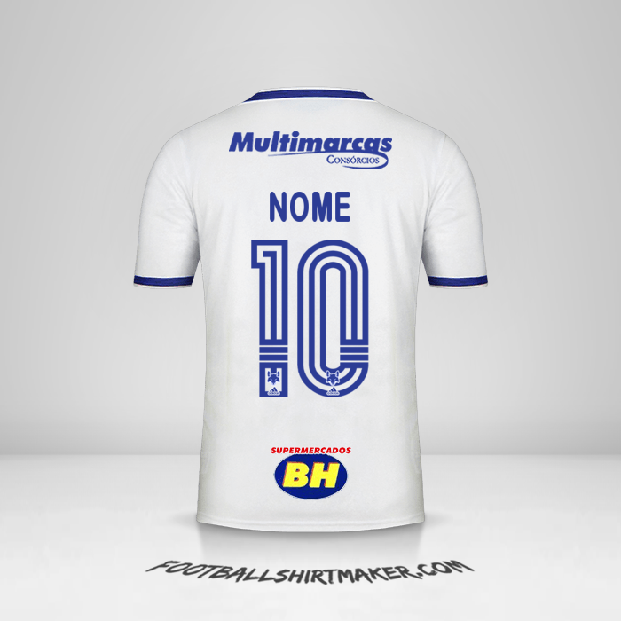 Maglia Cruzeiro 2020 Seconda -  nome - 10