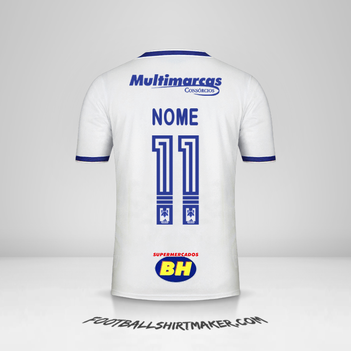 Maglia Cruzeiro 2020 Seconda -  nome - 11