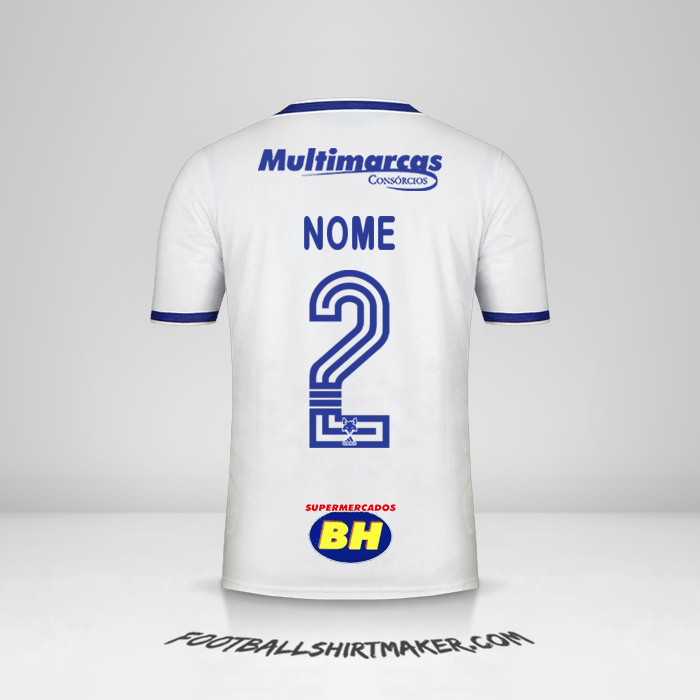 Maglia Cruzeiro 2020 Seconda -  nome - 2
