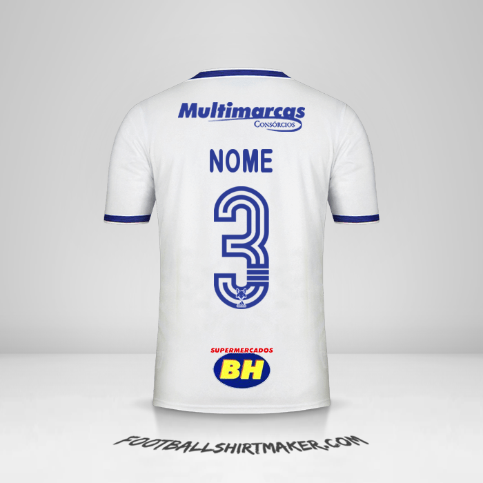 Camisa Cruzeiro 2020 Alternativa -  nome - 3