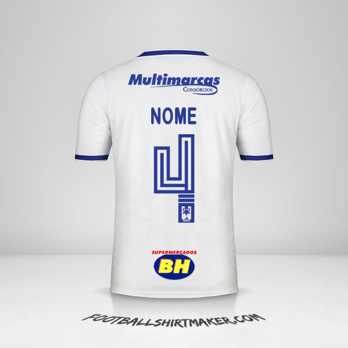 Camisa Cruzeiro 2020 Alternativa -  nome - 4