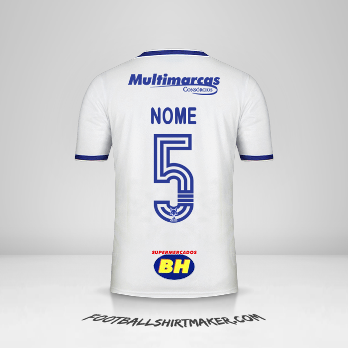 Maglia Cruzeiro 2020 Seconda -  nome - 5
