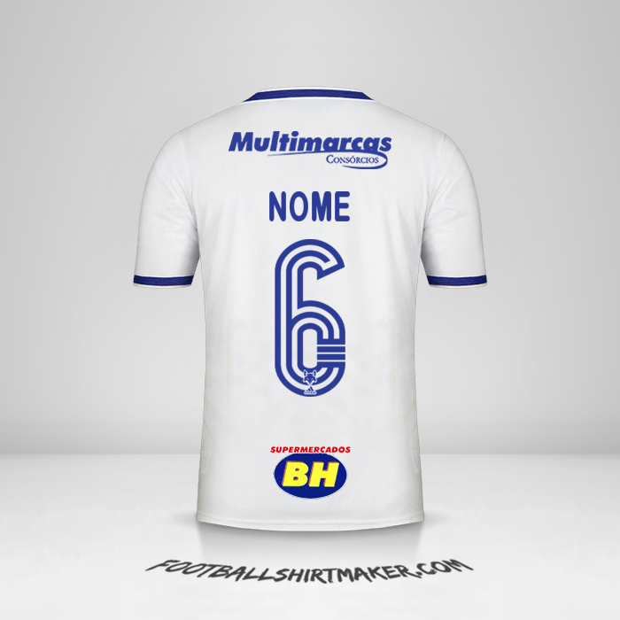 Maglia Cruzeiro 2020 Seconda -  nome - 6