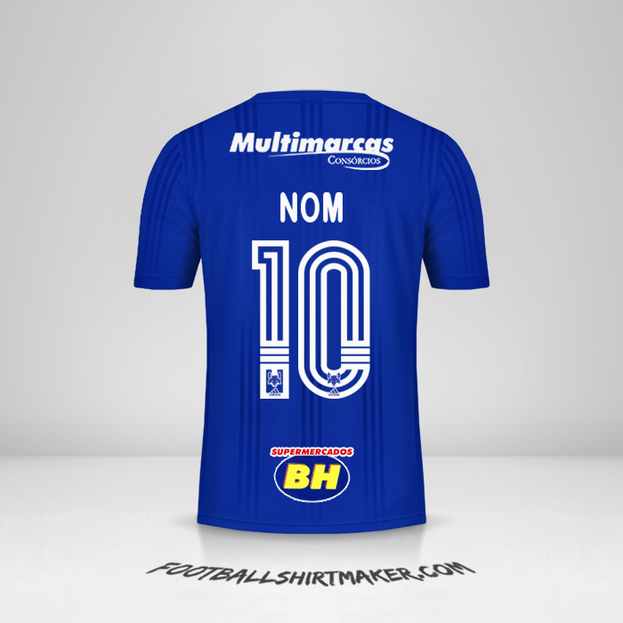 Maillot Cruzeiro 2020 -  nom - 10