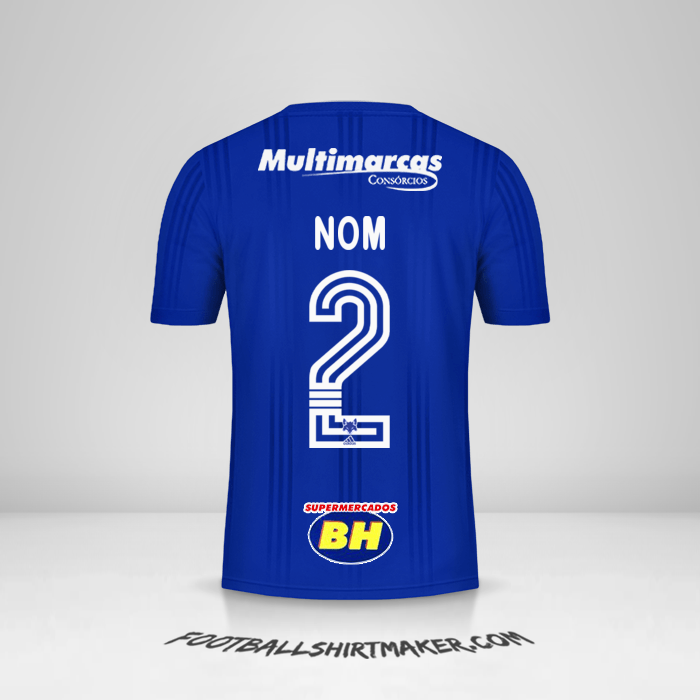 Maillot Cruzeiro 2020 -  nom - 2