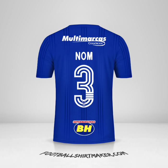 Maillot Cruzeiro 2020 -  nom - 3