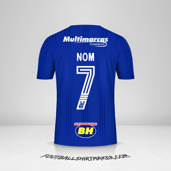 Maillot Cruzeiro 2020 -  nom - 7