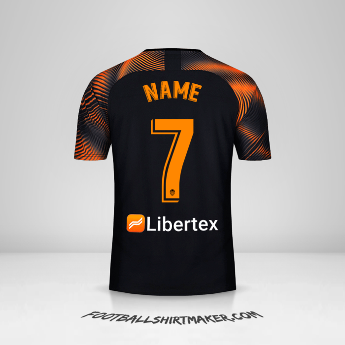 Shirt Valencia CF 2019/20 Away -  name - 7