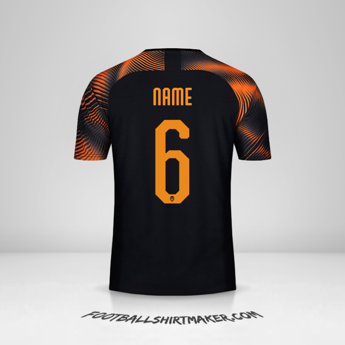 Shirt Valencia CF Cup 2019/20 Away -  name - 6