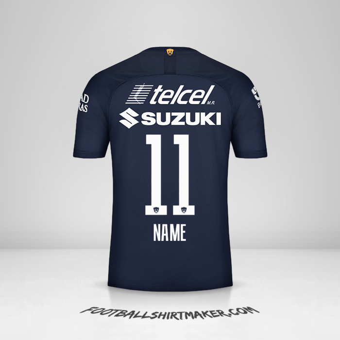 Shirt Pumas UNAM 2019/20 Third -  name - 11