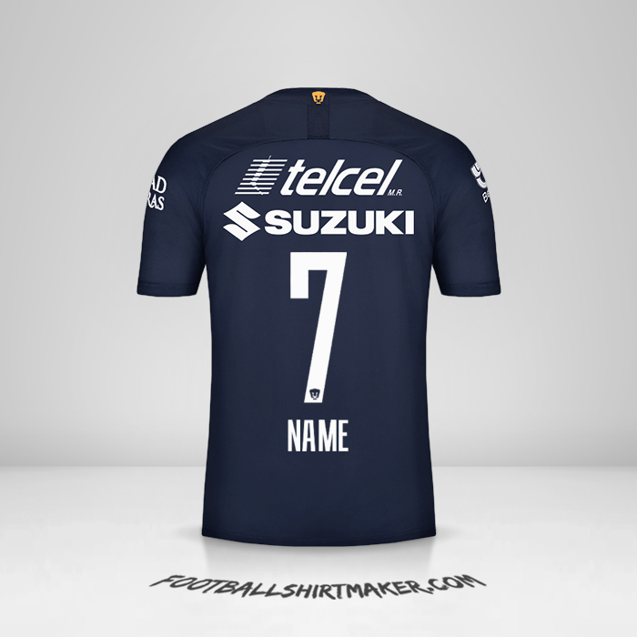 Shirt Pumas UNAM 2019/20 Third -  name - 7