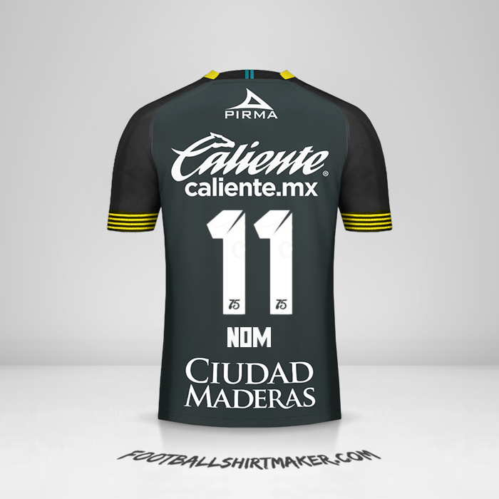 Maillot Club León 2020 Troisième -  nom - 11