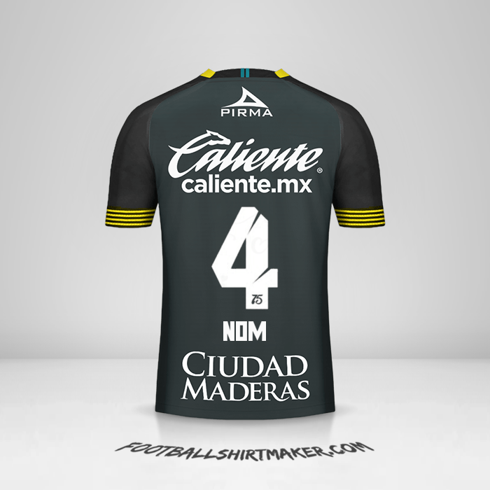 Maillot Club León 2020 Troisième -  nom - 4