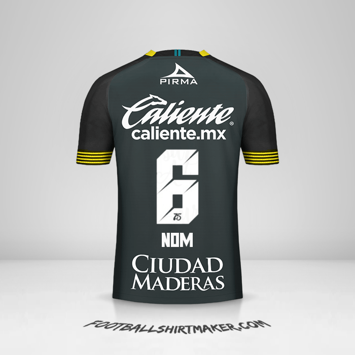 Maillot Club León 2020 Troisième -  nom - 6