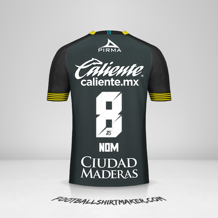 Maillot Club León 2020 Troisième -  nom - 8
