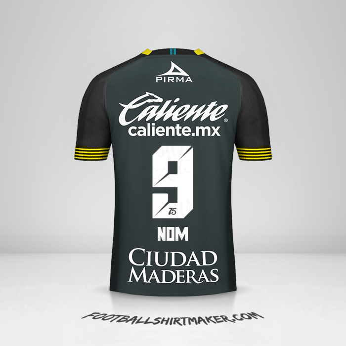 Maillot Club León 2020 Troisième -  nom - 9