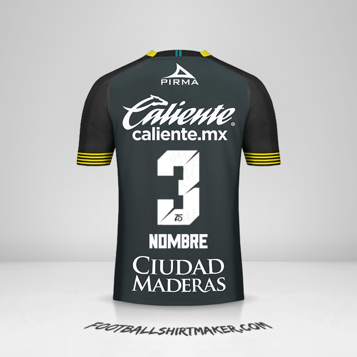 Jersey Club León 2020 Tercera -  nombre - 3