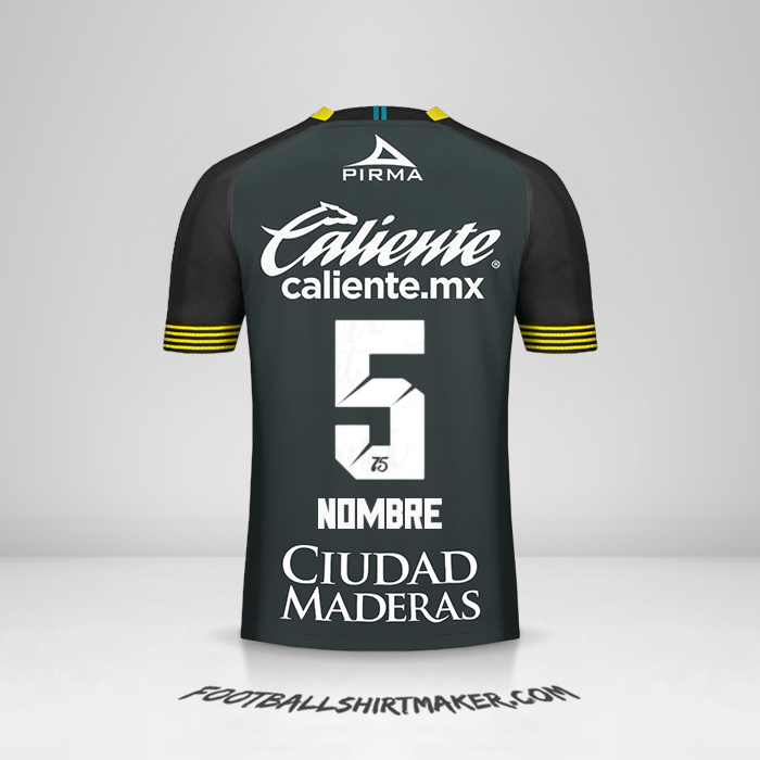 Jersey Club León 2020 Tercera -  nombre - 5