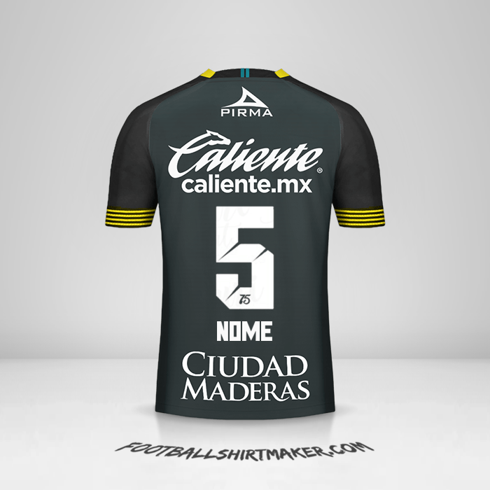 Camisa Club León 2020 Terceira -  nome - 5