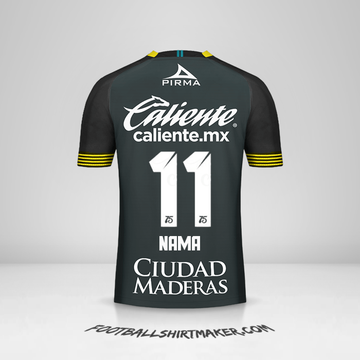Jersey Club León 2020 Ketiga -  nama - 11