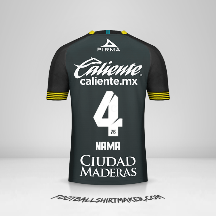 Jersey Club León 2020 Ketiga -  nama - 4