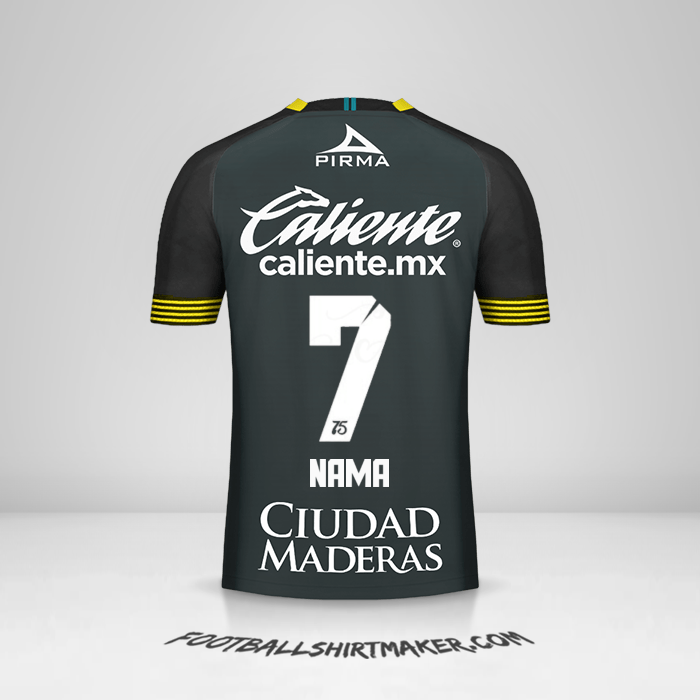 Jersey Club León 2020 Ketiga -  nama - 7