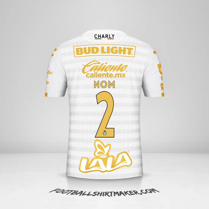 Maillot Santos Laguna 2019/20 Troisième -  nom - 2