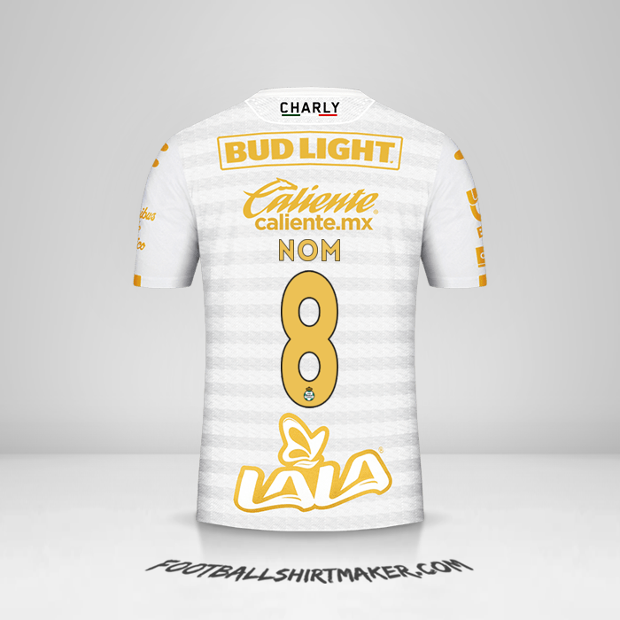 Maillot Santos Laguna 2019/20 Troisième -  nom - 8