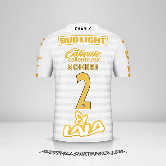 Camiseta Santos Laguna 2019/20 Tercera -  nombre - 2