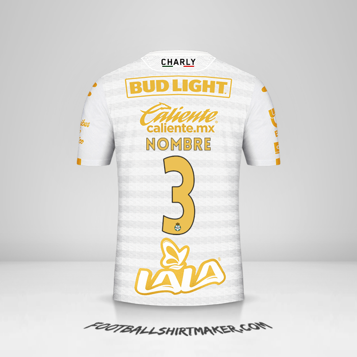 Jersey Santos Laguna 2019/20 Tercera -  nombre - 3