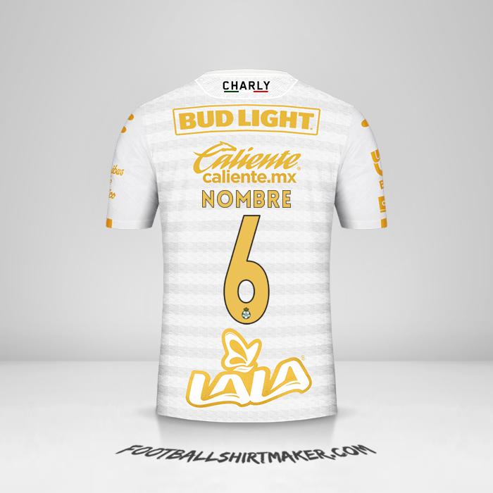 Jersey Santos Laguna 2019/20 Tercera -  nombre - 6